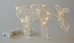 Dekorace Led SOB 20cm, 20LED, s časovačem, akryl
