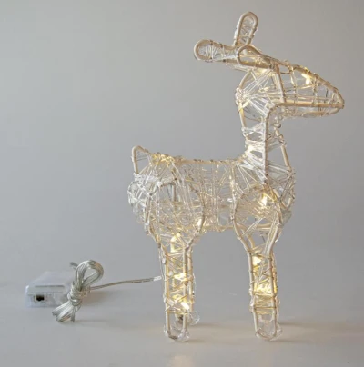 Dekorace Led SOB 20cm, 20LED, s časovačem, akryl