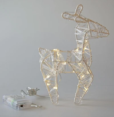 Dekorace Led SOB 20cm, 20LED, s časovačem, akryl