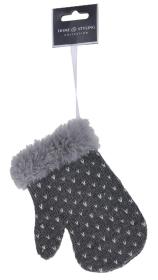 Dekorace závěsná mix RUKAVICE/PUNČOCHA/ČEPICE 15cm BÍ,ŠE