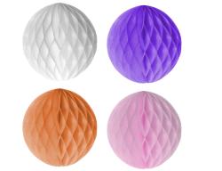 Dekorace závěsná PÁRTY 30cm papírová mix barev (3ks)