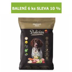 Delicias Dog Adult Soft poloměkké krmivo 1,5 kg (6 ks) %