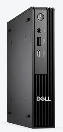 Dell Pro Micro QCM1250 i3 14100T/8GB/512GB SSD/keyboard+mouse/W11P/3Y ProSpt/černá