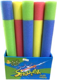 Dělo vodní soft 38cm pěnová trubice lehká dvoubarevná na vodu 4 barvy Dělo vodní soft 38cm pěnová trubice lehká dvoubarevná na vodu 4 barvy