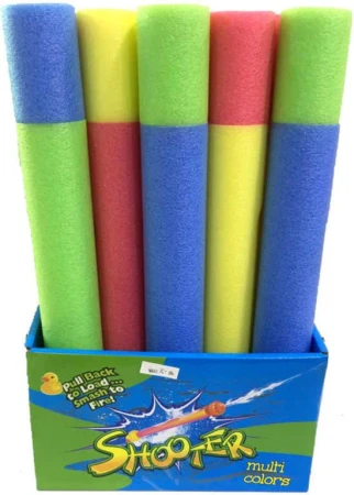 Dělo vodní soft 38cm pěnová trubice lehká dvoubarevná na vodu 4 barvy Dělo vodní soft 38cm pěnová trubice lehká dvoubarevná na vodu 4 barvy