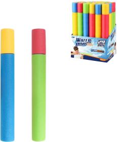Dělo vodní soft 45cm pěnová trubice lehká dvoubarevná na vodu 4 barvy