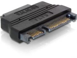 DeLock adaptér SATA 22pin samec - Slim SATA 7+6pin samice