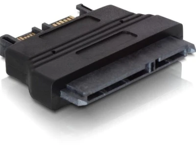 DeLock adaptér SATA 22pin samice - Slim SATA 7+6pin samec