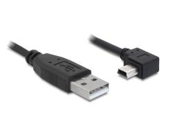 Delock kabel USB 2.0 A-samec USB mini-B 5-pin samec pravoůhlý, 3 metry Delock kabel USB 2.0 A-samec USB mini-B 5-pin samec pravoůhlý, 3 metry