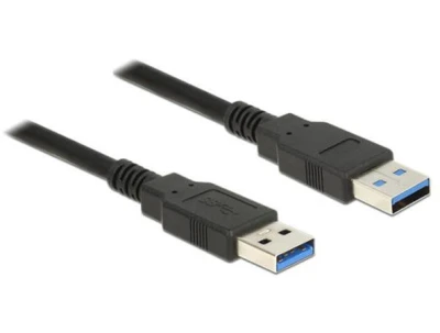 DeLock Kabel USB 3.0 Typ-A samec USB 3.0 Typ-A samec 1,5 m černý DeLock Kabel USB 3.0 Typ-A samec USB 3.0 Typ-A samec 1,5 m černý