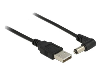 DeLock Napájecí kabel USB DC 5.5 x 2.1 mm samec 90° 1.5 m DeLock Napájecí kabel USB DC 5.5 x 2.1 mm samec 90° 1.5 m