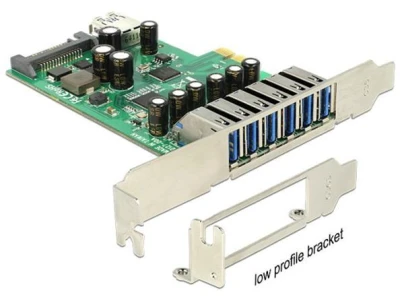 DeLock PCI Express Karta 6 x externí + 1 x interní USB 3.0