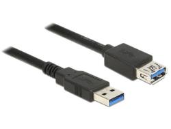 Delock Prodlužovací kabel USB 3.0 Typ-A samec USB 3.0 Typ-A samice 1,0 m černý Delock Prodlužovací kabel USB 3.0 Typ-A samec USB 3.0 Typ-A samice 1,0 m černý