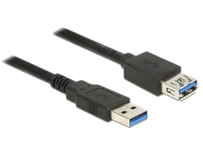 Delock Prodlužovací kabel USB 3.0 Typ-A samec USB 3.0 Typ-A samice 1,0 m černý (VÝPRODEJ) Delock Prodlužovací kabel USB 3.0 Typ-A samec USB 3.0 Typ-A samice 1,0 m černý (VÝPRODEJ)