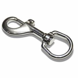 Karabina DS nerez otočná s velkým okem 113 x 32 mm Karabina DS nerez otočná s velkým okem 113 x 32 mm