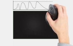 Delux Bezdrátová vertikální myš +2,4 G M618G DB