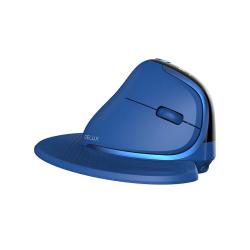 Delux Bezdrátová ergonomická myš M618XSD BT+2.4G RGB (modrá)