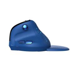 Delux Bezdrátová ergonomická myš M618XSD BT+2.4G RGB (modrá)