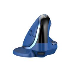 Delux Bezdrátová ergonomická myš M618XSD BT+2.4G RGB (modrá)