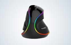 Delux Drátová vertikální myš M618Plus 4000DPI RGB