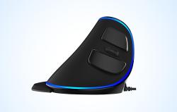 Delux Drátová vertikální myš M618PU (A825) 7200DPI