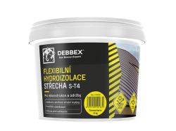 DEN BRAVEN Flexibilní hydroizolace STŘECHA S-T4 DEBBEX červenohnědá 5kg DEN BRAVEN Flexibilní hydroizolace STŘECHA S-T4 DEBBEX červenohnědá 5kg