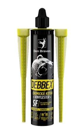 Den Braven Kotva montážní chemická 300ml VINYLESTER SF DEBBEX PROFI Den Braven Kotva montážní chemická 300ml VINYLESTER SF DEBBEX PROFI