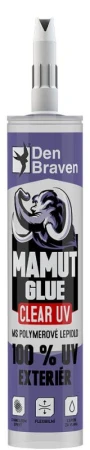 Den Braven Lepidlo MAMUT GLUE 290ml CLEAR UV TRA Den Braven Lepidlo MAMUT GLUE 290ml CLEAR UV TRA