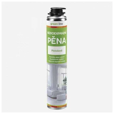 Den Braven Pěna montážní 750ml nízkoexpanzní pistolová GREEN LINE Den Braven Pěna montážní 750ml nízkoexpanzní pistolová GREEN LINE