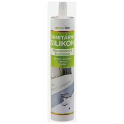 Den Braven Silikon sanitární 280ml BÍ GREEN LINE Den Braven Silikon sanitární 280ml BÍ GREEN LINE