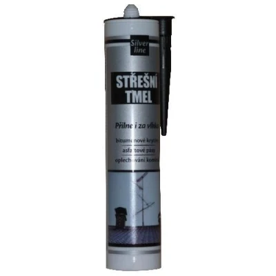 Den Braven Tmel střešní bitumenový 310ml ČER SILVER LINE Den Braven Tmel střešní bitumenový 310ml ČER SILVER LINE