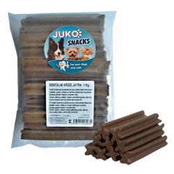 Dentální kříž Játra JUKO Snacks 1 kg Dentální kříž Játra JUKO Snacks 1 kg