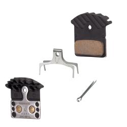 SHIMANO Destičky brzd SH J04C kovové, s pružinou+chladič