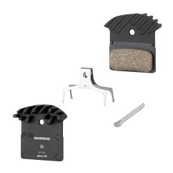 SHIMANO Brzdové doštičky SH J05A polymer,s pružinou+chladič