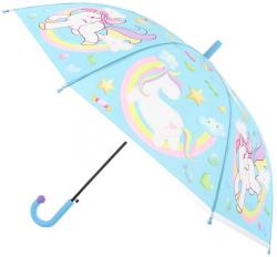 Deštník dětský jednorožci vystřelovací 84x66cm pro holky 4 barvy