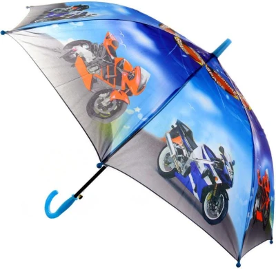 Deštník dětský klučičí Auta / Motorky vystřelovací různé druhy