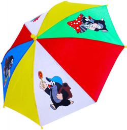 Deštník dětský Krtek (Krteček) 70cm automatický se 4 obrázky barevný Deštník dětský Krtek (Krteček) 70cm automatický se 4 obrázky barevný