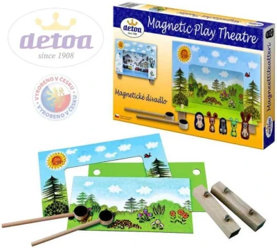 Detoa Divadlo Krtek (krtko) magnetické (drevená hračka)