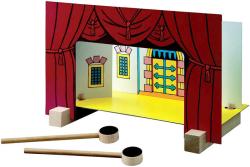 Detoa Divadlo magnetické Hrad (dřevěná hračka)