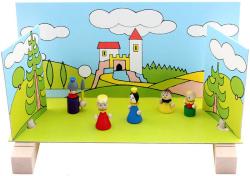 Detoa Divadlo magnetické Hrad (dřevěná hračka)
