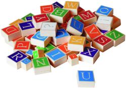 Detoa DŘEVO Abeceda kostky písmenka set 60ks (dřevěná hračka)