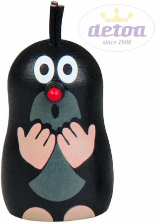 Detoa DŘEVO Krtek magnet udivený Krteček 5cm figurka (dřevěná hračka) Detoa DŘEVO Krtek magnet udivený Krteček 5cm figurka (dřevěná hračka)