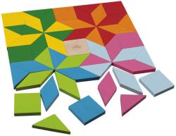Detoa DŘEVO Mozaika barevná puzzle skládačka (dřevěná hračka)