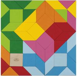 Detoa DŘEVO Mozaika barevná puzzle skládačka (dřevěná hračka)