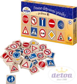 Detoa DŘEVO Pexeso dopravní značky 36 dílků (dřevěná hračka) Detoa DŘEVO Pexeso dopravní značky 36 dílků (dřevěná hračka)