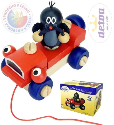 Detoa KRTEK a mrkací auto s Krtečkem (dřevěná hračka) Detoa KRTEK a mrkací auto s Krtečkem (dřevěná hračka)