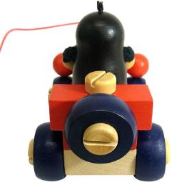 Detoa KRTEK a mrkací auto s Krtečkem (dřevěná hračka)