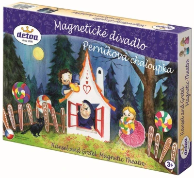 Detoa Magnetické divadlo Perníková chalúpka (drevená hračka)