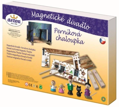 Detoa Magnetické divadlo Perníková chalúpka (drevená hračka)