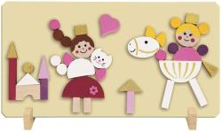 Detoa Puzzle magnetické Princezny v krabici (dřevěná hračka)